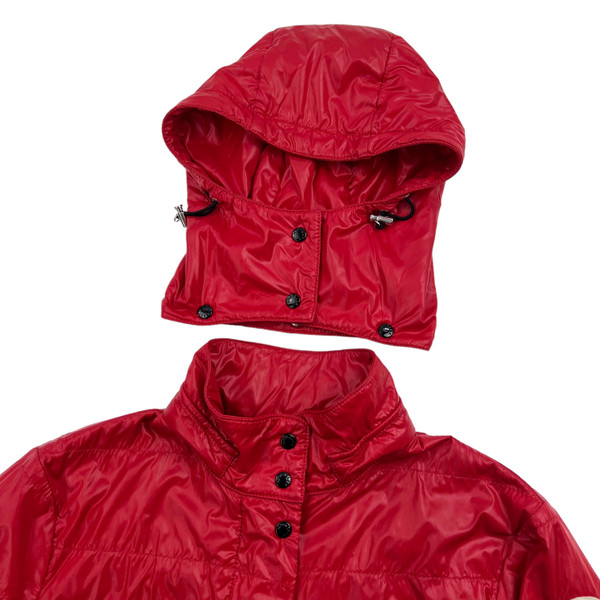 Moncler Red Padded Women's Jacket 