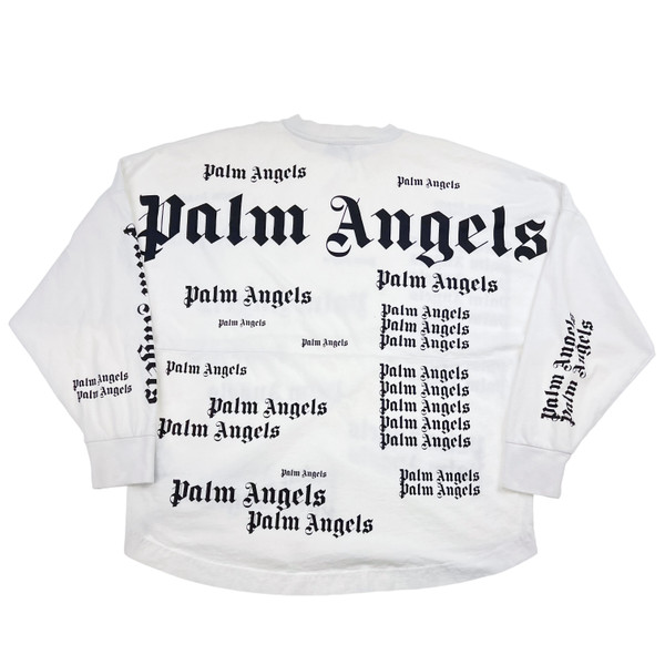 Palm Angels Multi Logo Long Sleeve T Shirt 