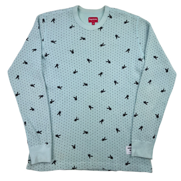 Supreme x Playboy Thermal Sweatshirt 