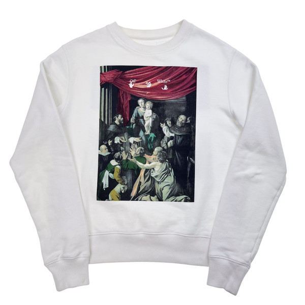 Off-White Caravaggio Painting White Sweatshirt 