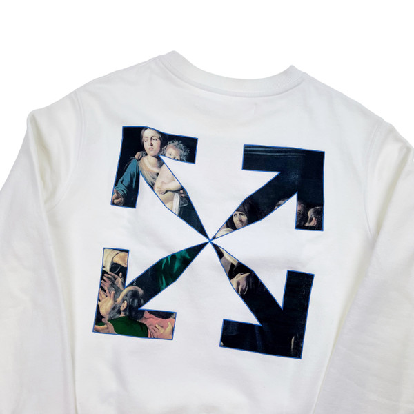 Off-White Caravaggio Painting White Sweatshirt 