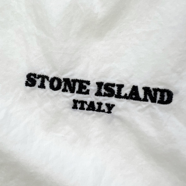 Stone Island White Long Sleeve Shirt 
