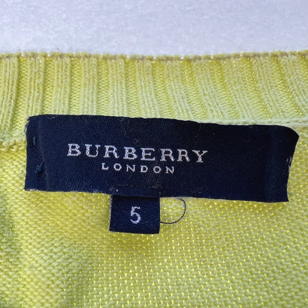 Burberry Lime Green Sweater 