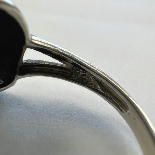 Sterling Silver Skull Design Ring 
