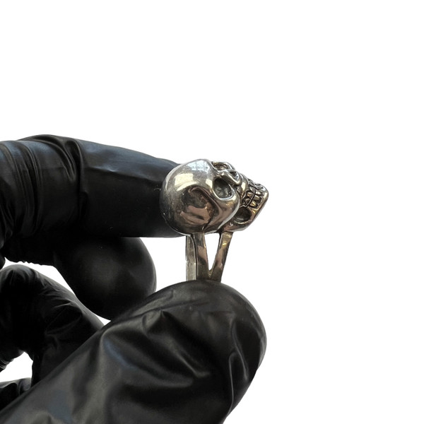 Sterling Silver Skull Design Ring 