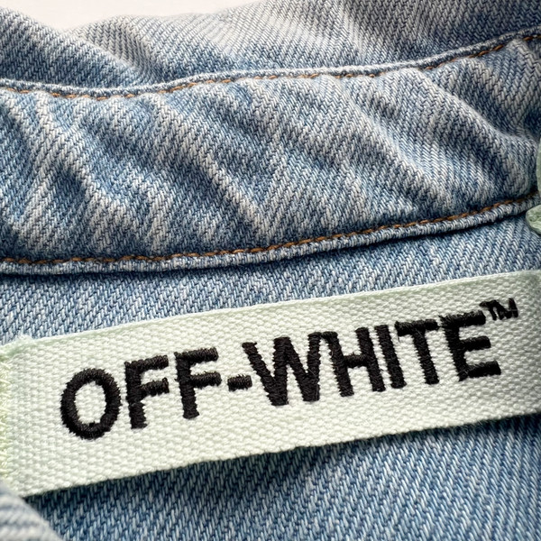 Off-White Diagonal Denim Overshirt 