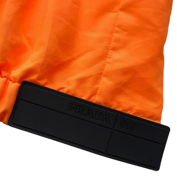 Prada Nylon Gabardine Orange Track Pants  