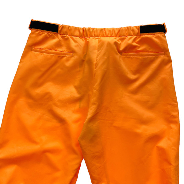 Prada Nylon Gabardine Orange Track Pants  