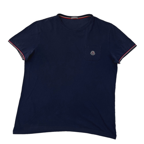 Moncler Navy Striped T Shirt 