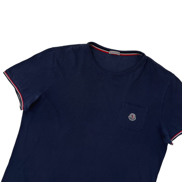 Moncler Navy Striped T Shirt 