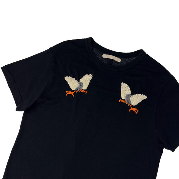 Off-White Eagles Embroidered T Shirt 