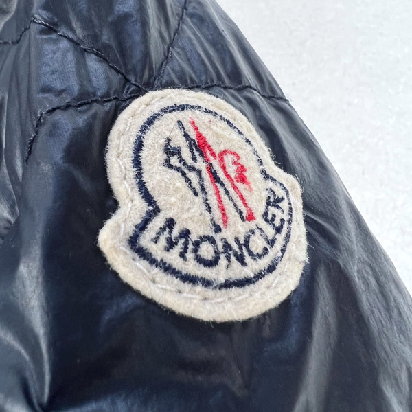Moncler Collared Navy Puffer Jacket 