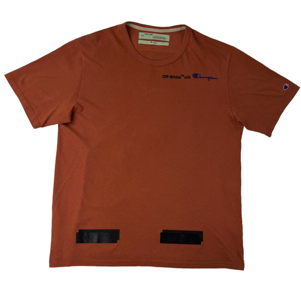 Off-White x Champion Terracotta T Shirt