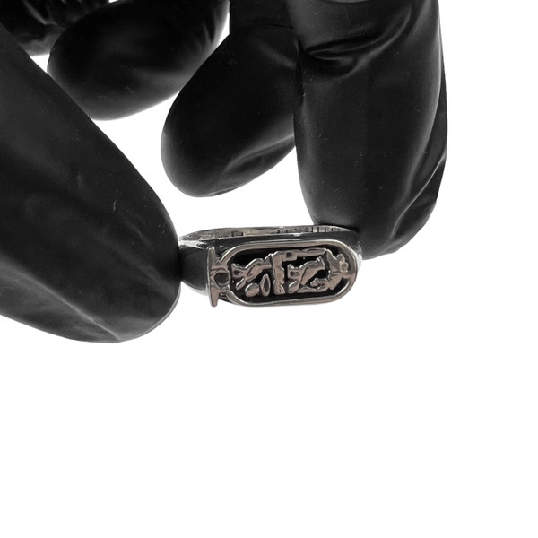 Sterling Silver Hieroglyphics Ring 