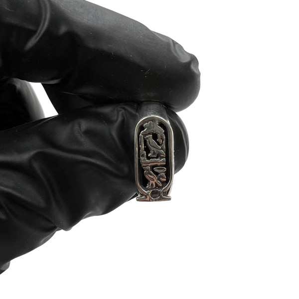 Sterling Silver Hieroglyphics Ring 