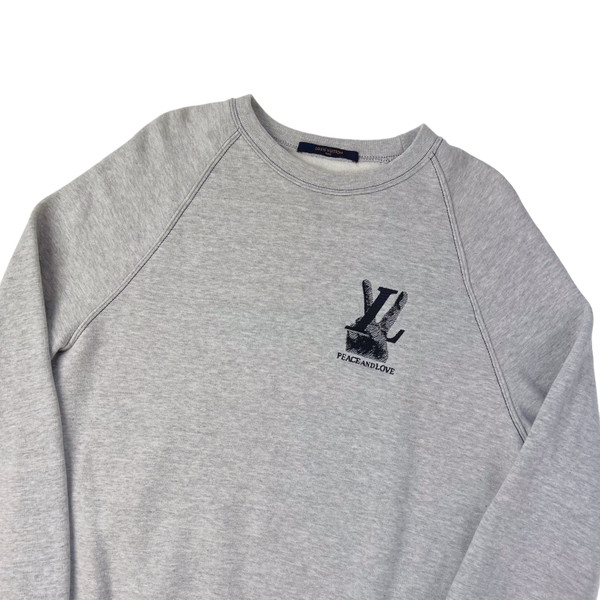 Louis Vuitton Peace & Love Embroidered Sweatshirt 