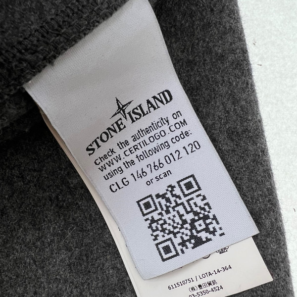 Stone Island Grey Wool Jacket 