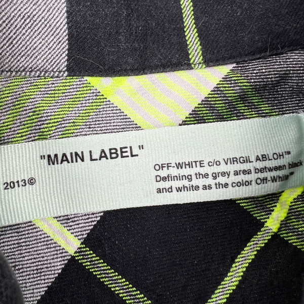 Off-White Skull Flame Check Overshirt 