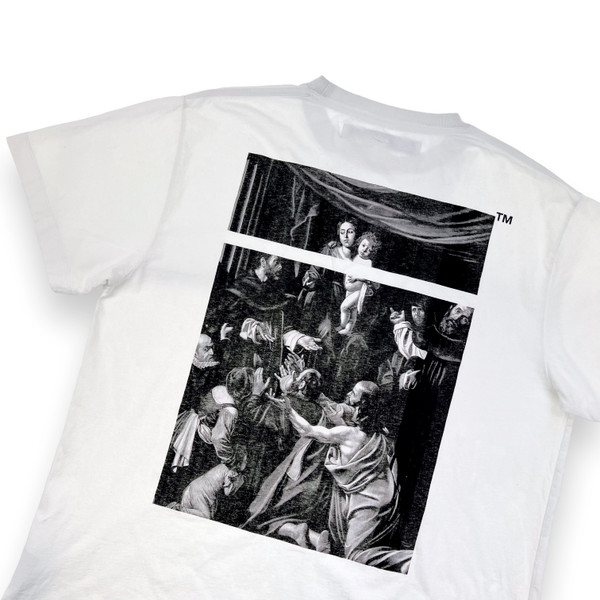 Off-White Caravaggio Back White T Shirt 