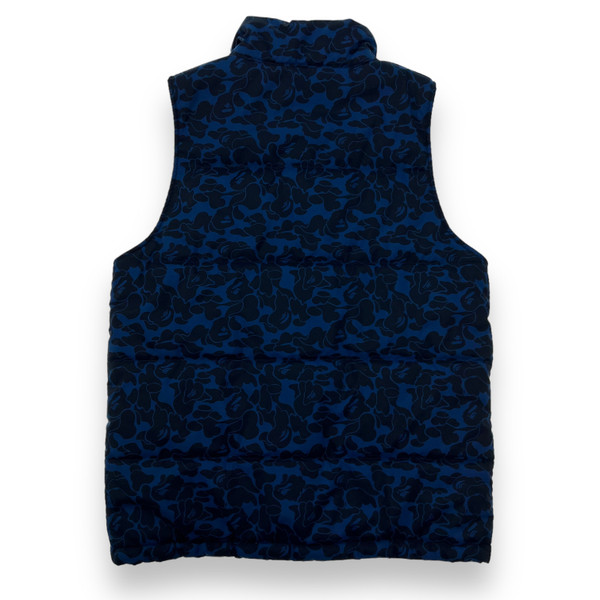 Bape Blue Camo Down Gilet