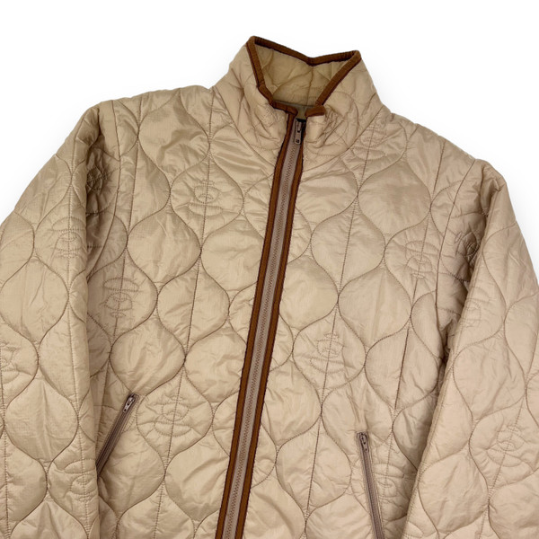 Bape Ape Head Quilted Beige Jacket 