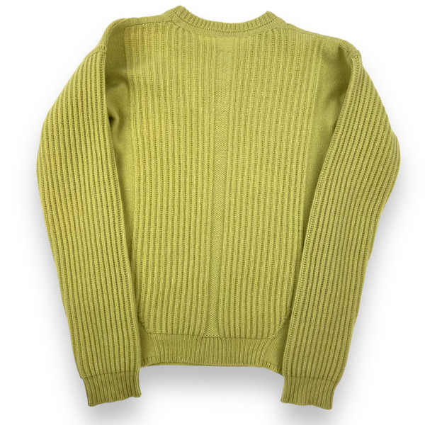 Rick Owens SS18 Sisyphus Lime Fisherman Sweater 