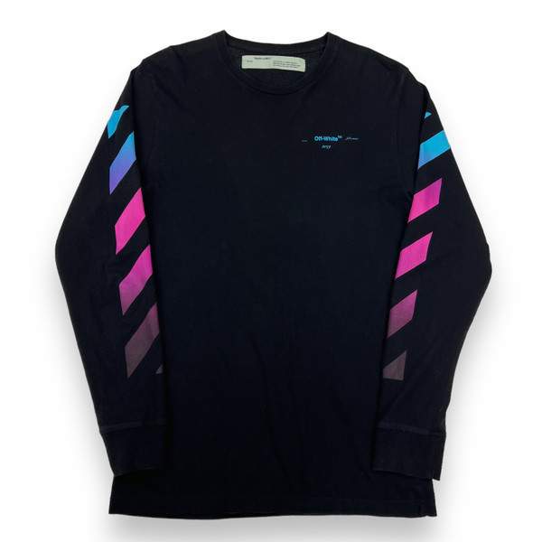 Off-White Gradient Arrows Long Sleeve T Shirt 
