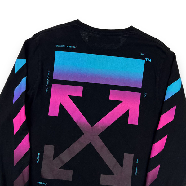 Off-White Gradient Arrows Long Sleeve T Shirt 