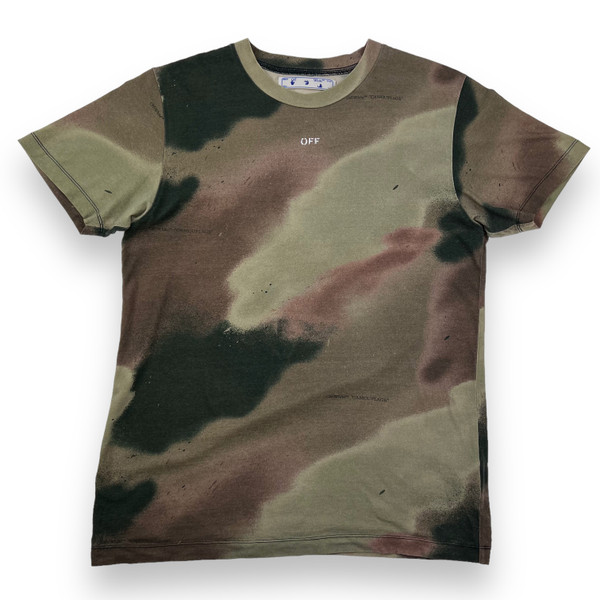 Off-White Stencil Arrows Camo T Shirt 