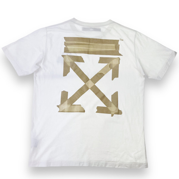 Off-White Tape Arrows T Shirt White