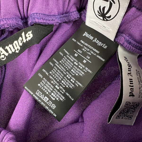 Palm Angels Dark Purple Sweatpants 