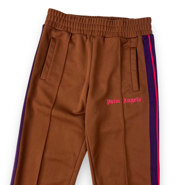 Palm Angels Brown & Purple Sweatpants 