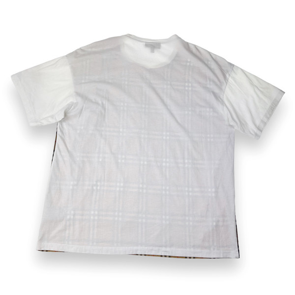 Burberry Nova Check White T Shirt 