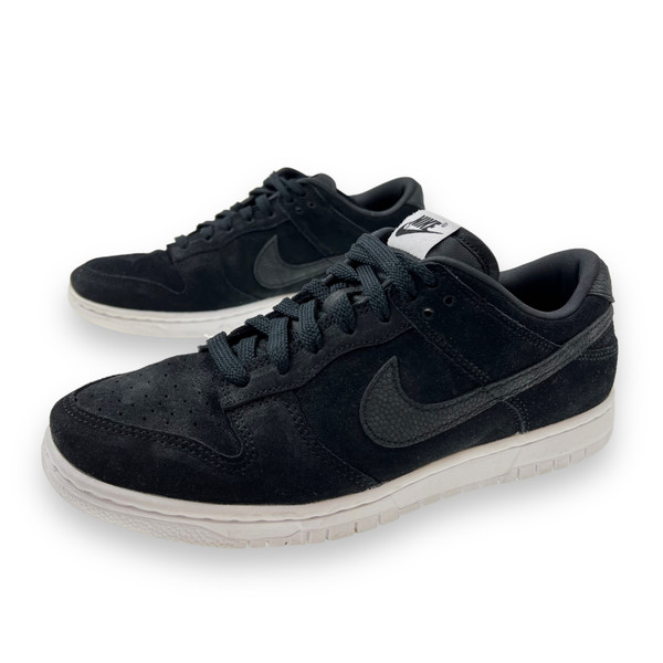 Nike Dunk By You Black Pebbled Leather