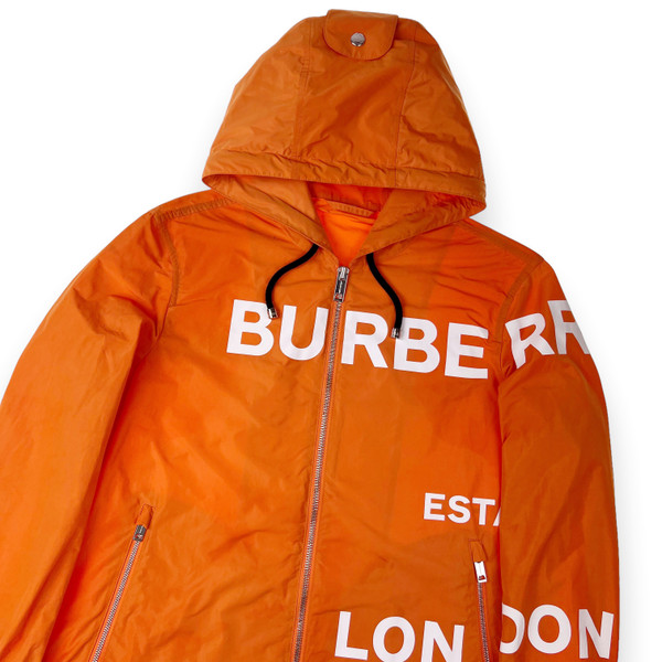 Burberry Horseferry Orange Windbreaker 