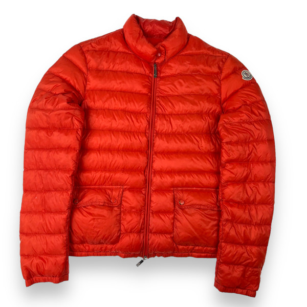 Moncler Lans Women's Orange Puffer Jacket 