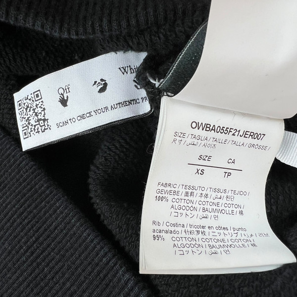 Off-White Rubber Hands Logo Sweatshirt 