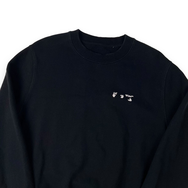 Off-White Rubber Hands Logo Sweatshirt 