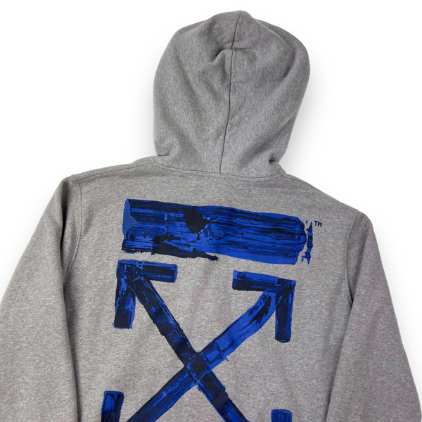 Off-White Acrylic Arrows Grey Hoodie