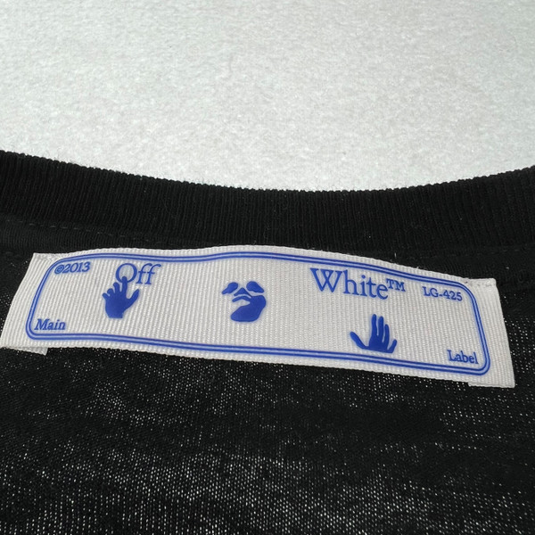 Off-White Marker Arrows Long Sleeve Black T Shirt