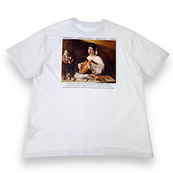 Off-White Caravaggio Back T Shirt White