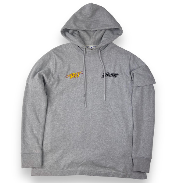 Off-White Double Layered Grey Hoodie