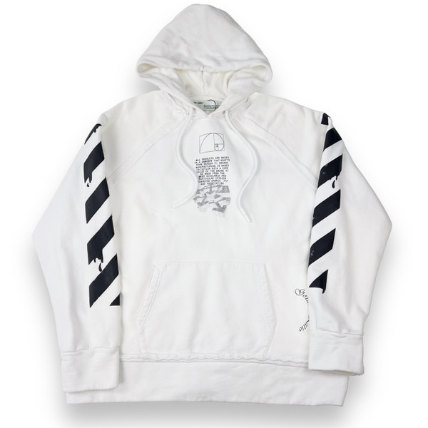 Off-White Dripping Arrows White Hoodie