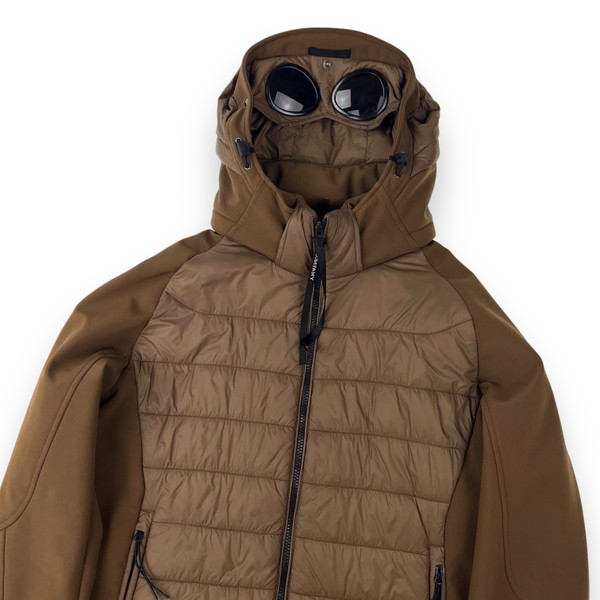 C.P. Company Brown Padded Goggle Jacket 
