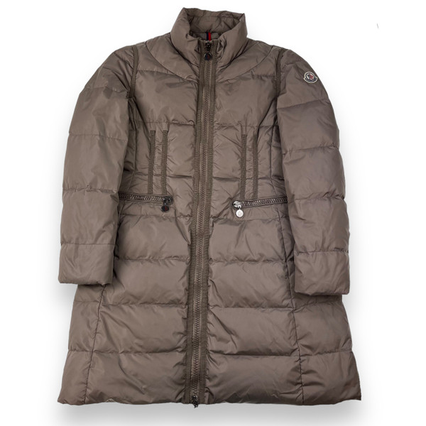 Moncler Women's Chou Beige Parka Coat 