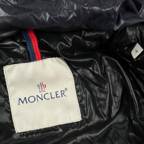 Moncler Bulgarie Navy Puffer Coat  