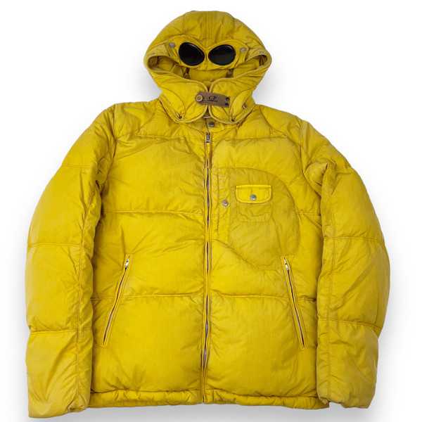 C.P. Company Sunflower Yellow Down Goggle Jacket 