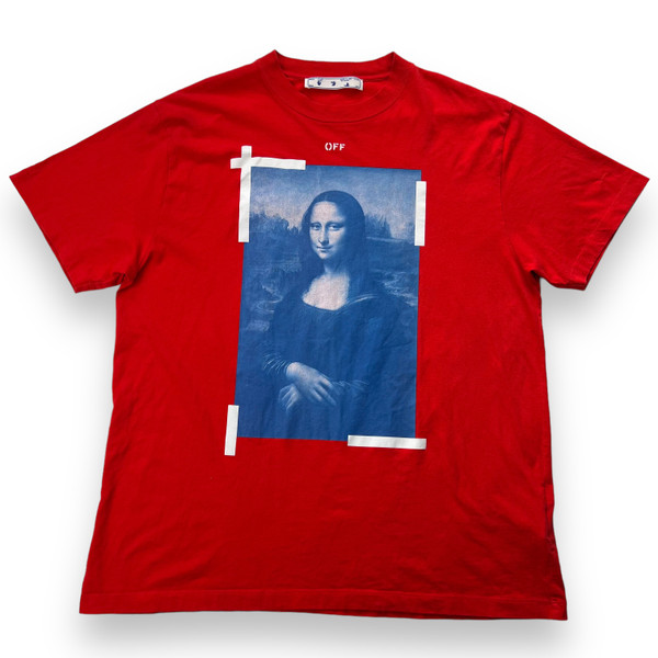 Off-White Mona Lisa T Shirt Red 