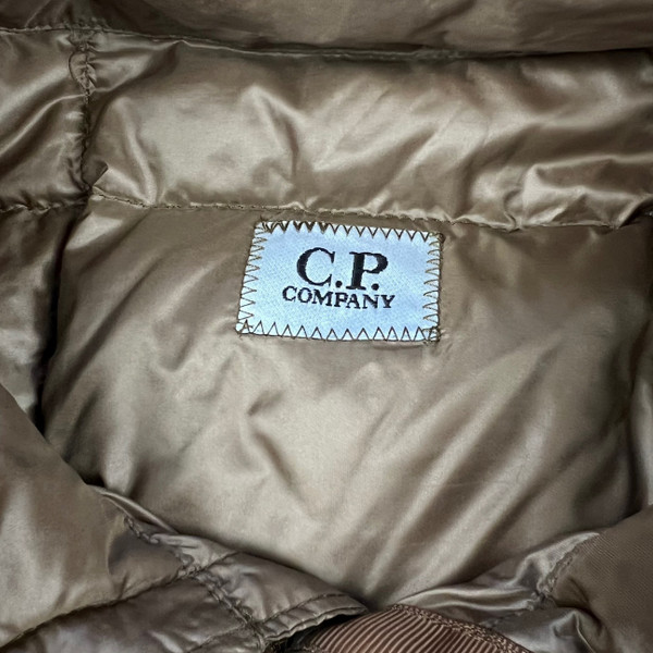 C.P. Company Brown Puffer Jacket 