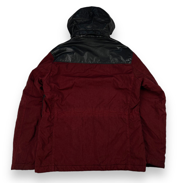 C.P. Company Red Quartz Panelled Goggle Jacket 